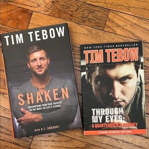 Tim Tebow Book Set - Shaken & Through My Eyes